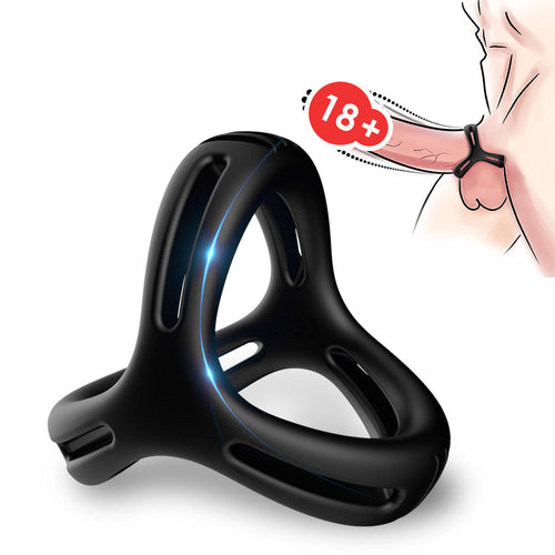 Cock ring - triangular silicone cock rings