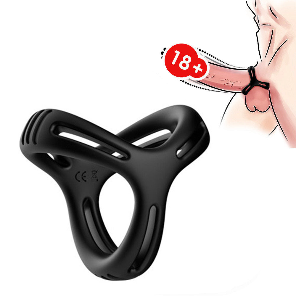 Cock ring - triangular silicone cock rings