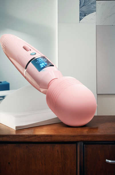 Women's Clitoral Vibrator with LCD Display and warming