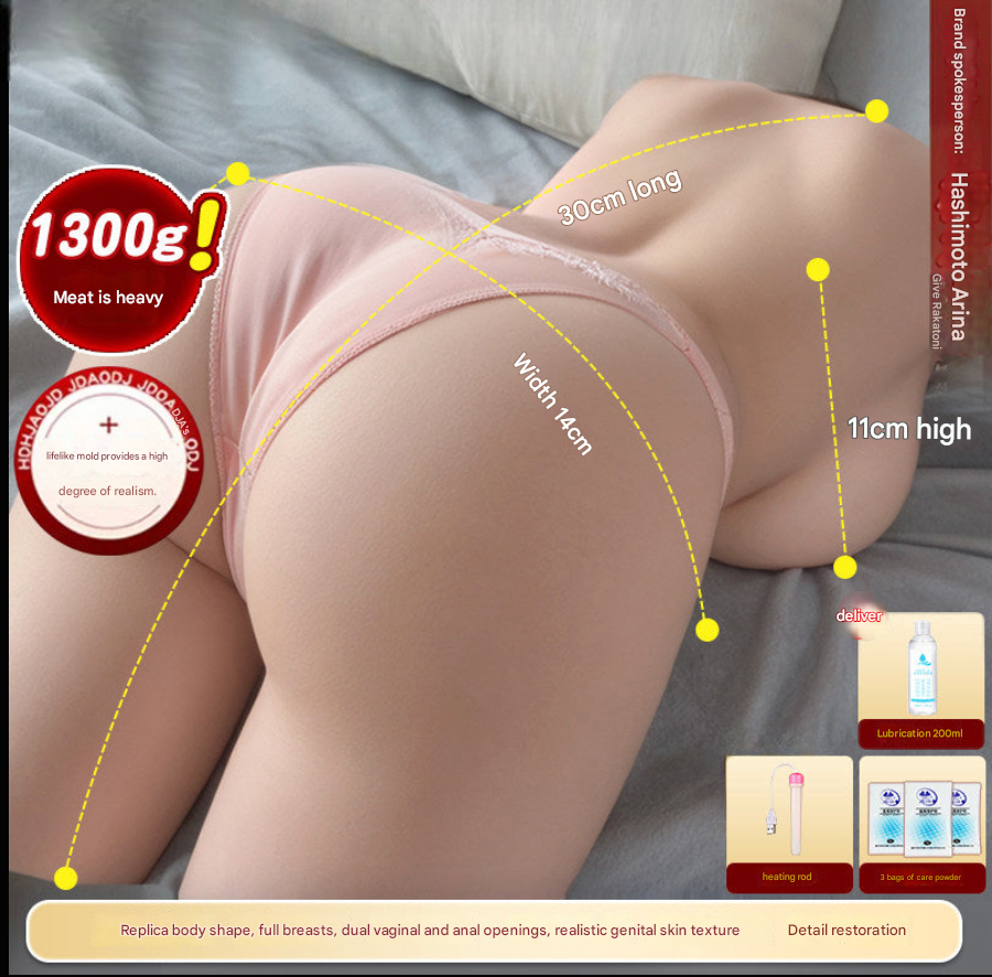 Male masturbator - realistic vagina and buttocks (10 frequencies + verbal moaning + skeleton movement)