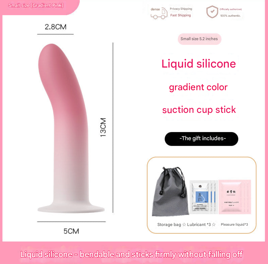 Silicone Dildo - waterproof + able to mount on wall or floor
