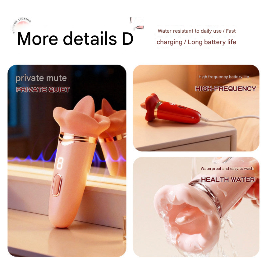 Woman's Masturbator - honey tongue (lick + suck + heating)