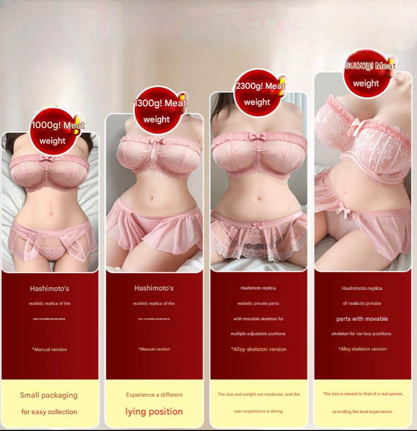 Solid doll full body live-action sex silicone doll (Vagina + butt)