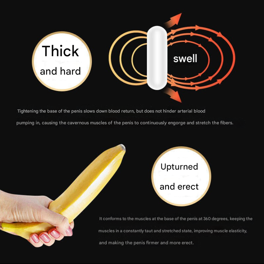 Cock Rings - three silicone white rings