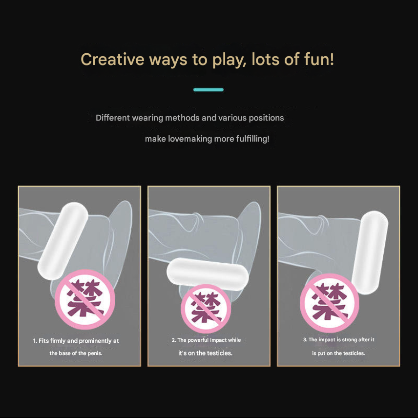Cock Rings - three silicone white rings