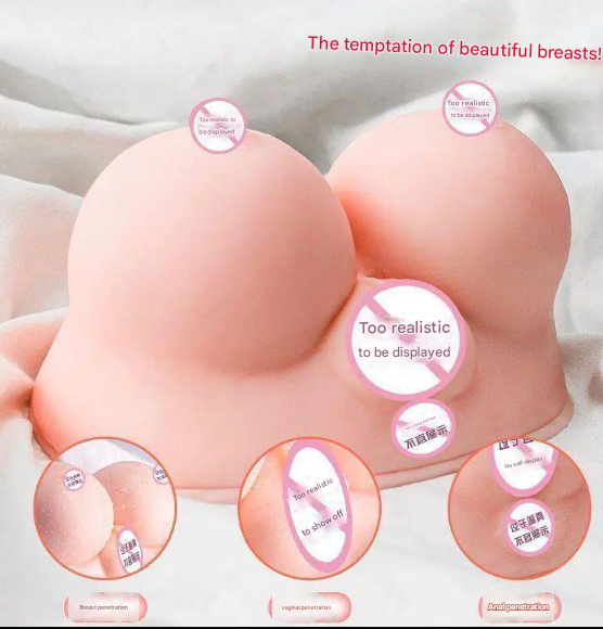 Male Masturbator - G cup breasts + vagina + anal