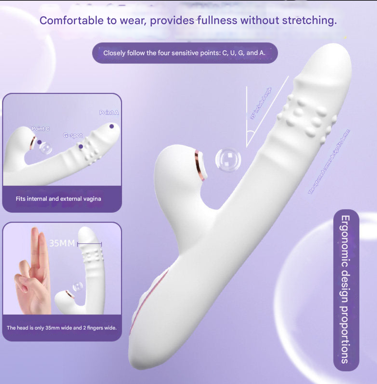 Woman's masturbator - silent + waterproof