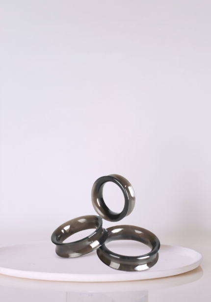 Cock Ring - black silicone